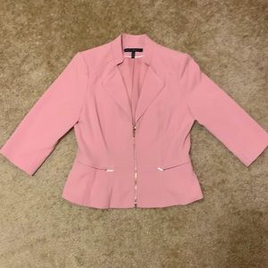MOVING SALE - ALL OFFERS CONSIDERED! WHBM Pink Blazer/Jacket!